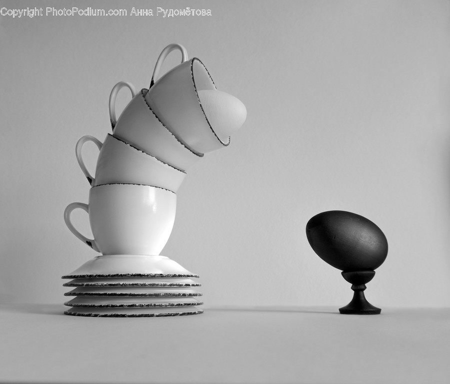 Lamp, Pottery, Sphere, Saucer, Porcelain
