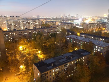 Москва.ночь.