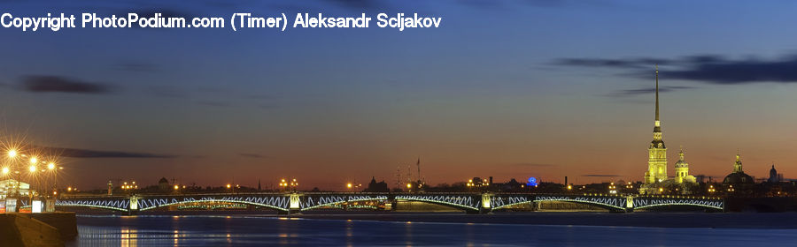 Bridge, Architecture, Tower, City, Downtown, Metropolis, Urban