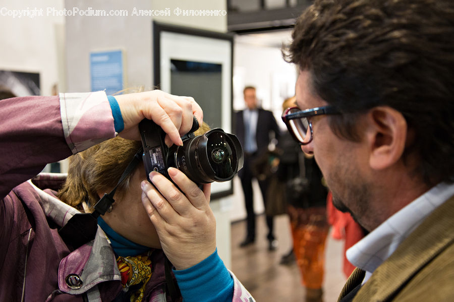People, Person, Human, Photographer, Camera, Electronics, Glasses