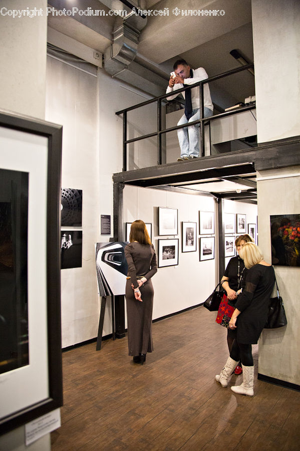 People, Person, Human, Art, Art Gallery, Clothing, Overcoat