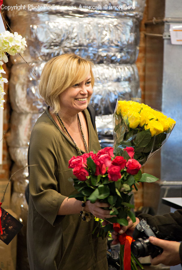 People, Person, Human, Plant, Potted Plant, Flower, Flower Arrangement