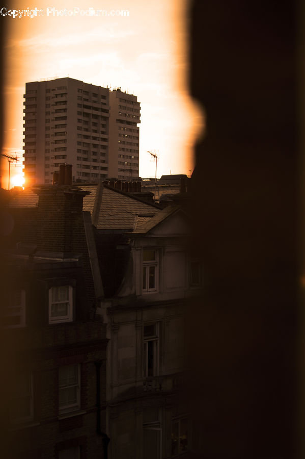 Apartment Building, Building, High Rise, Housing, City, Fireplace, Hearth