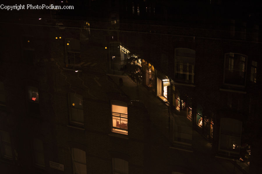 Apartment Building, Building, High Rise, Alley, Alleyway, Road, Street