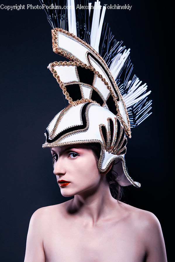People, Person, Human, Bust, Figurine, Head, Accessories