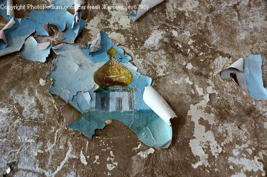 Rust, Flagstone, Water, Boat, Dinghy, Rock, Rubble