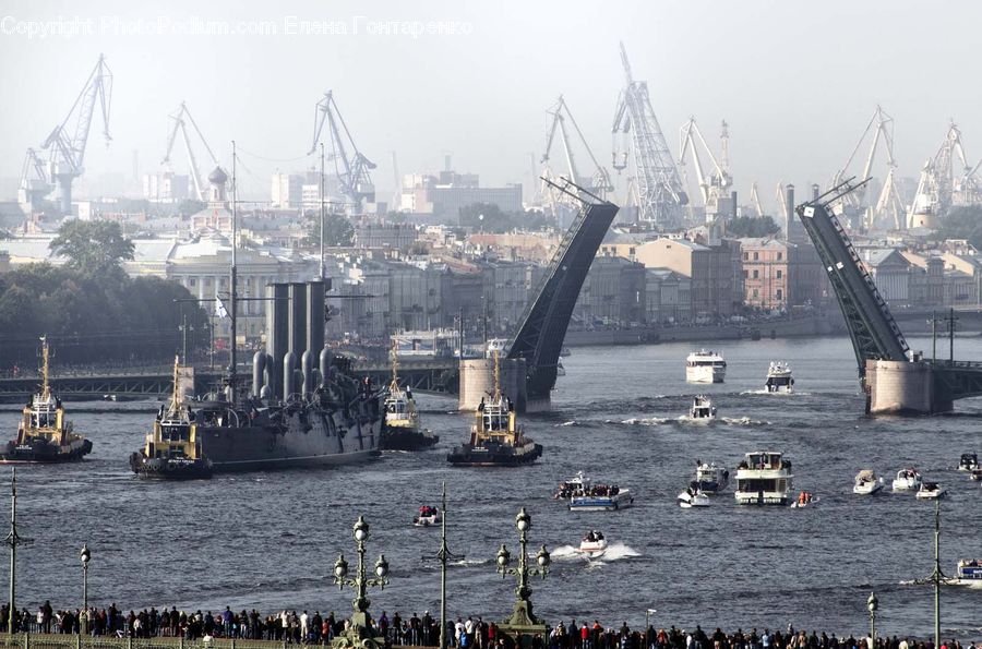 Barge, Boat, Tugboat, Yacht, Freighter, Ship, Vessel