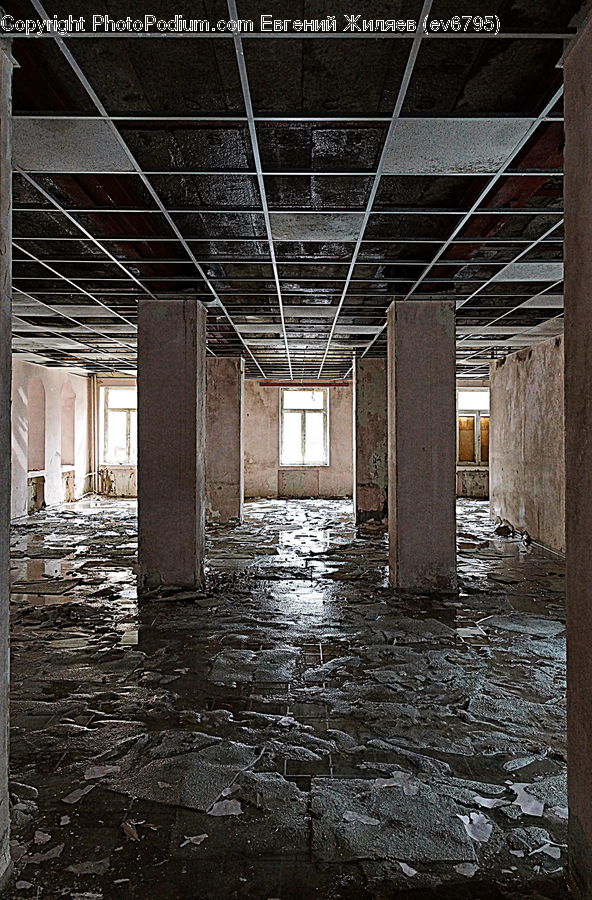 Flagstone, Crypt, Warehouse, Cobblestone, Pavement, Walkway, Hardwood