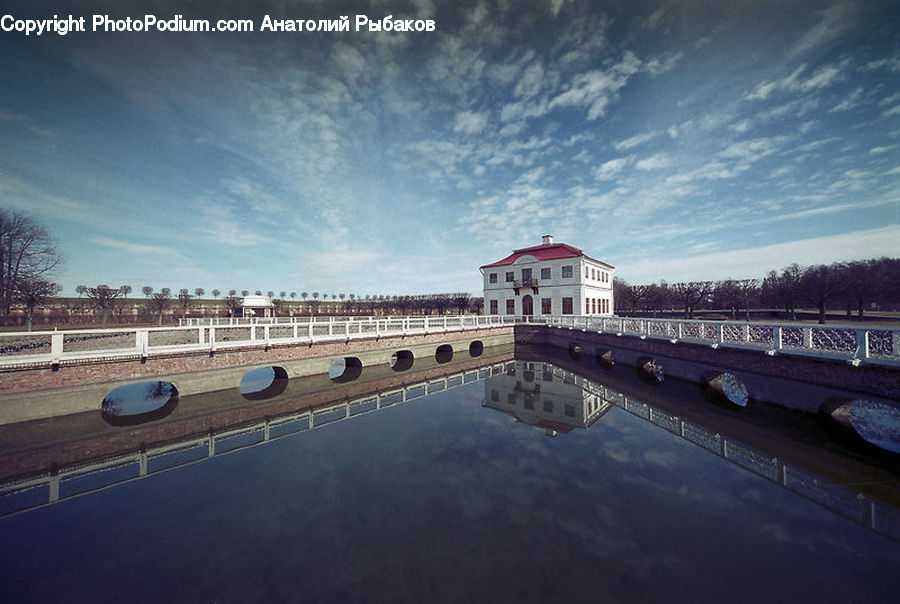 Building, Housing, Villa, Boardwalk, Deck, Path, Sidewalk
