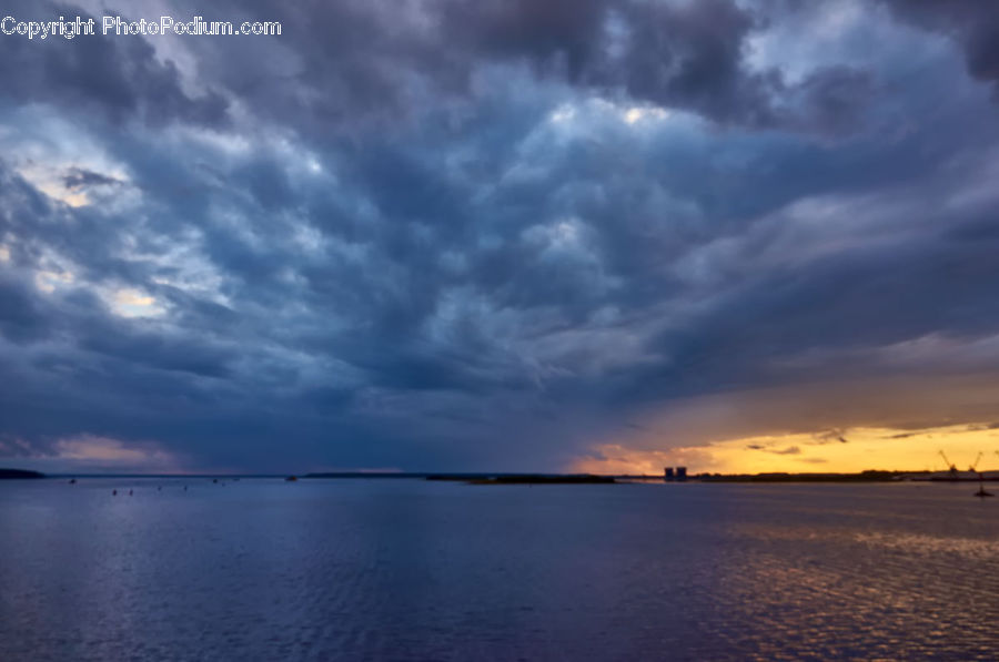 Azure Sky, Cloud, Outdoors, Sky, Cumulus, Sea, Water
