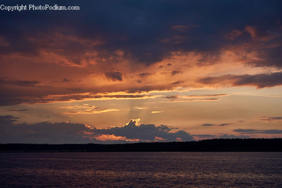 Dusk, Outdoors, Sky, Sunlight, Sunrise, Sunset, Azure Sky