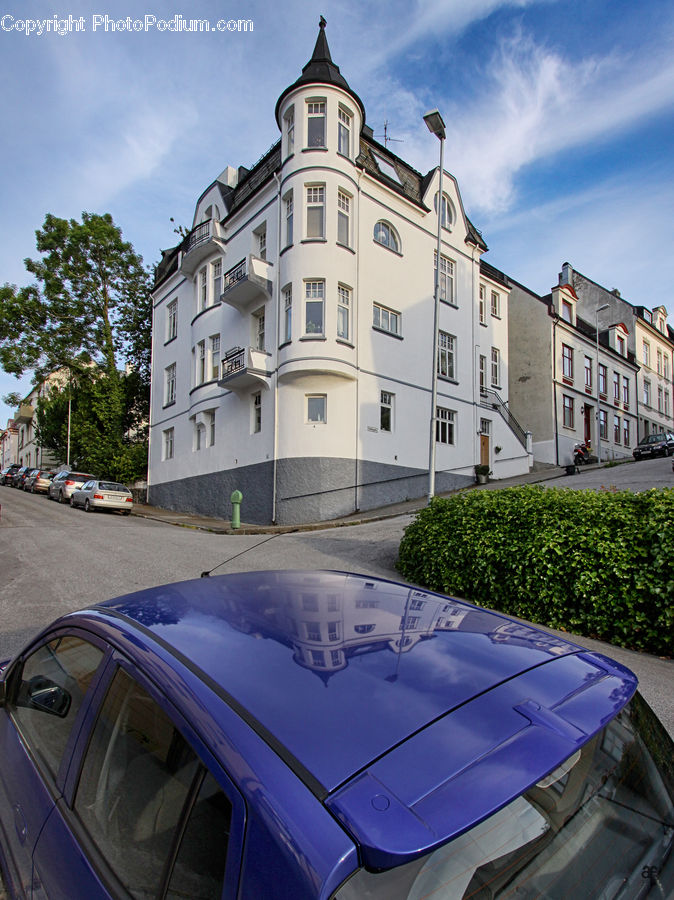 Architecture, Mansion, Boat, Dinghy, Building, Apartment Building, High Rise