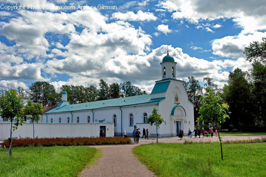 Architecture, Housing, Monastery, Building, Cottage, Cloud, Cumulus