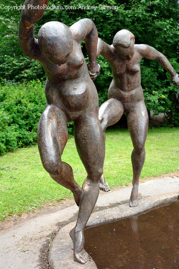 Art, Sculpture, Statue, Plant, Tree, Outdoors, Forest