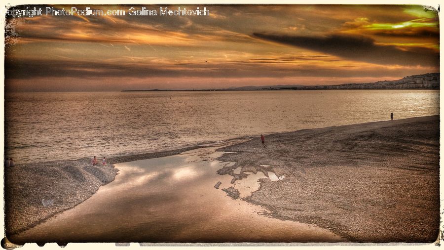 Art, Light, Beach, Coast, Outdoors, Sea, Water