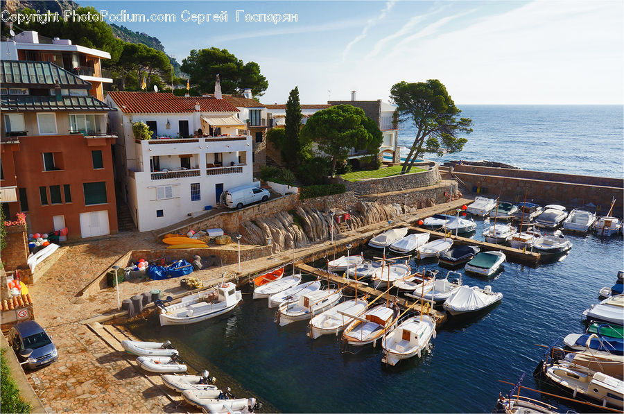 Dock, Landing, Pier, Boat, Watercraft, Building, Housing