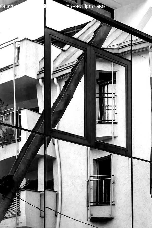 Brick, Banister, Handrail, Staircase, City, Downtown, Urban