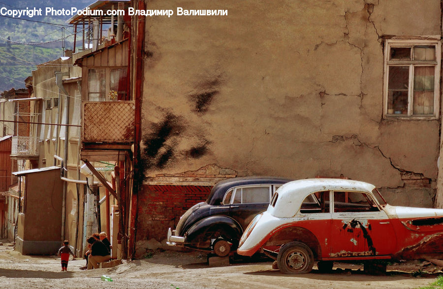 Alley, Alleyway, Road, Street, Town, Engine, Machine