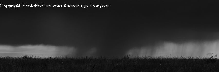 Outdoors, Storm, Weather, Field, Grass, Grassland, Plant