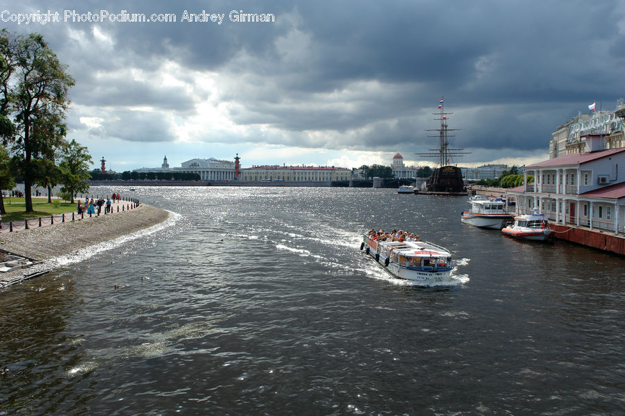 Harbor, Port, Waterfront, Boat, Dinghy, Yacht, Ship