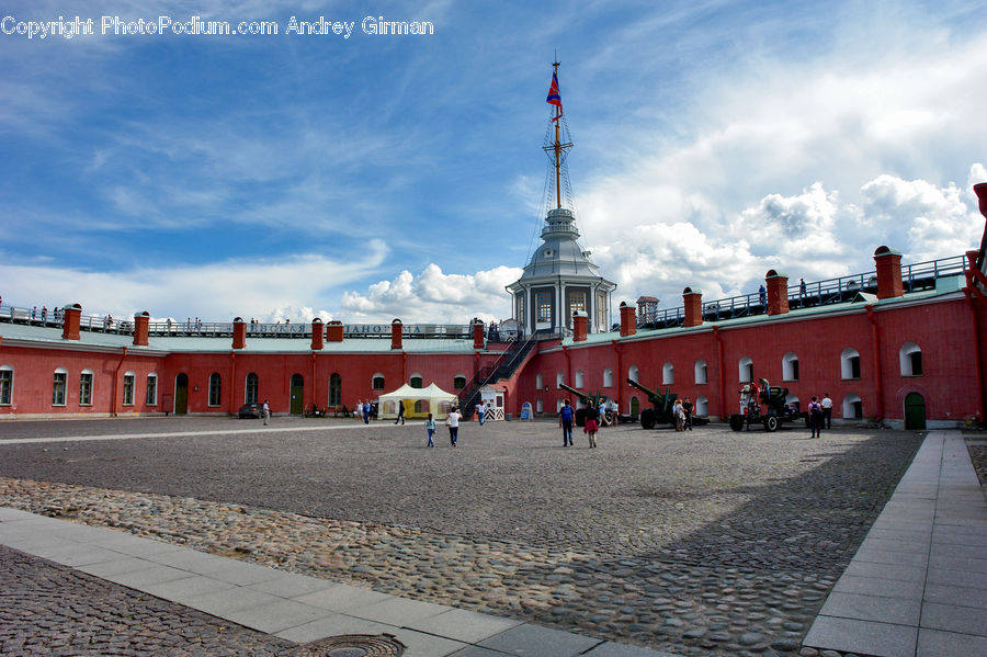 Architecture, Downtown, Plaza, Town Square, Bell Tower, Clock Tower, Tower