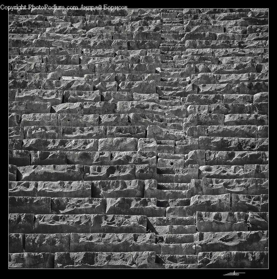 Brick, Fence, Wall, Letter, Text