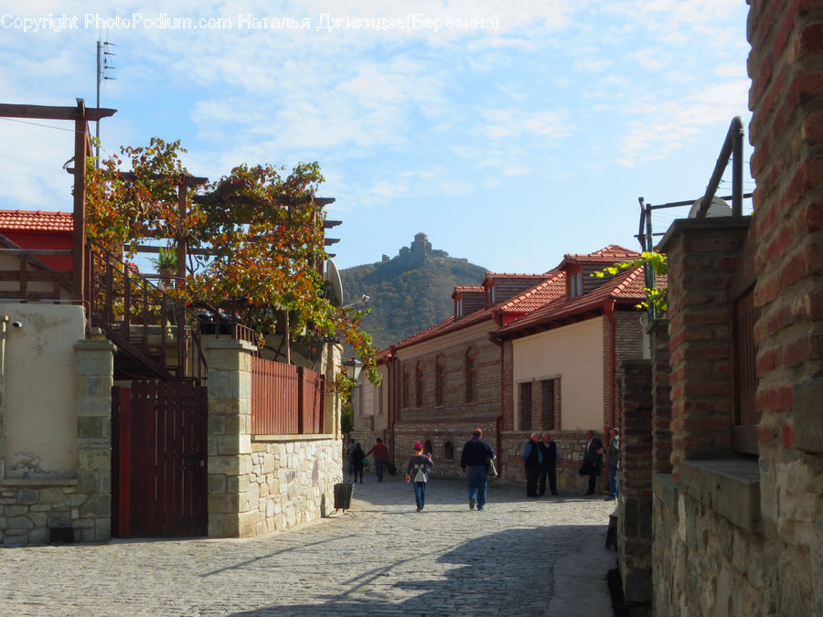 Brick, Alley, Alleyway, Road, Street, Town, Architecture