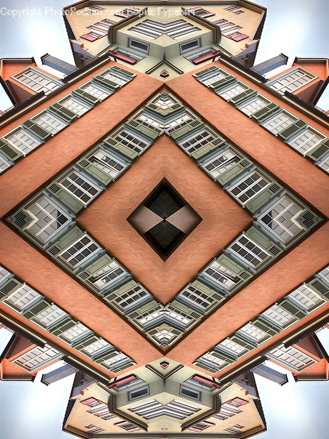 Building, Housing, Triangle, Office Building, Apartment Building, High Rise, Emblem