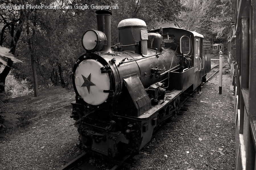 Train, Vehicle, Locomotive, Rail, Transportation, Cylinder