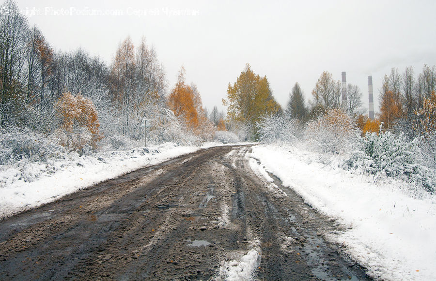 Dirt Road, Gravel, Road, Landscape, Nature, Scenery