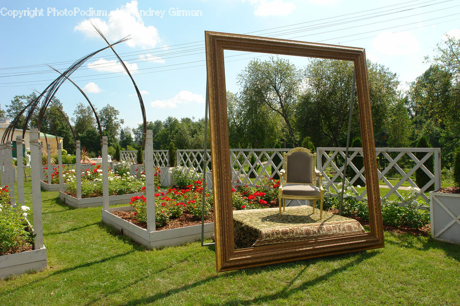 Chair, Furniture, Patio, Pergola, Porch, Gazebo, Backyard