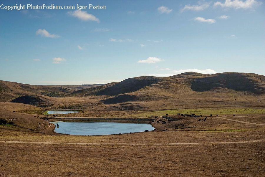 Promontory, Field, Grass, Grassland, Land, Outdoors, Crater