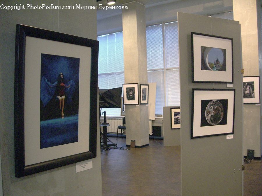 Art, Art Gallery, Painting, Box, Safe, Paper, Modern Art