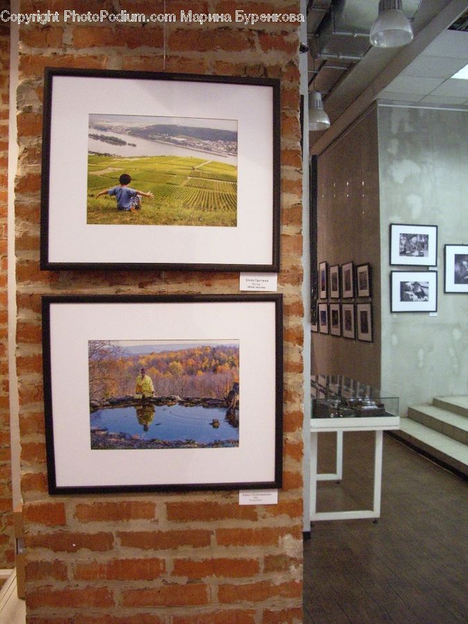 Brick, Art, Art Gallery, Tile, Lighting, Furniture, Indoors