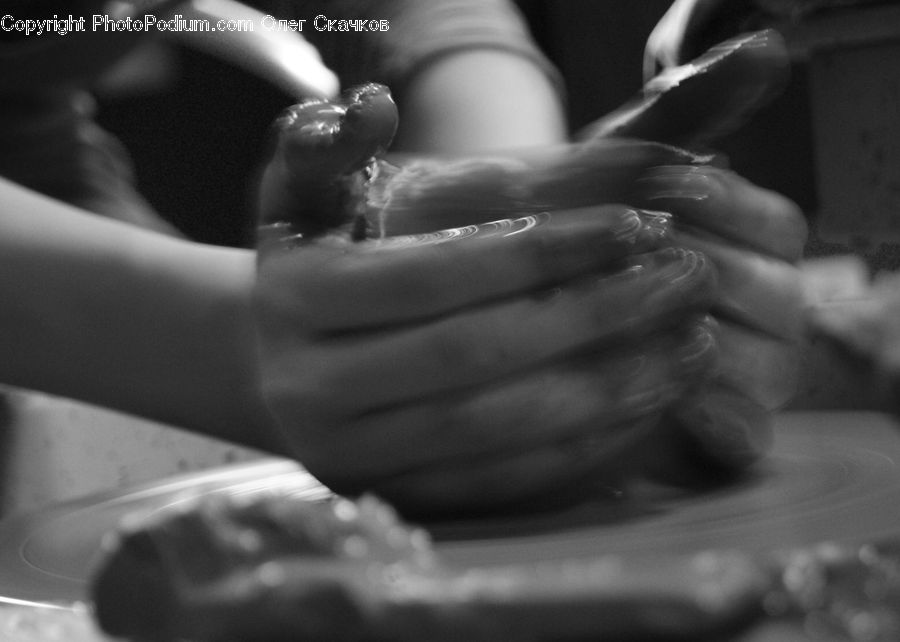Pot, Pottery, Person, Portrait