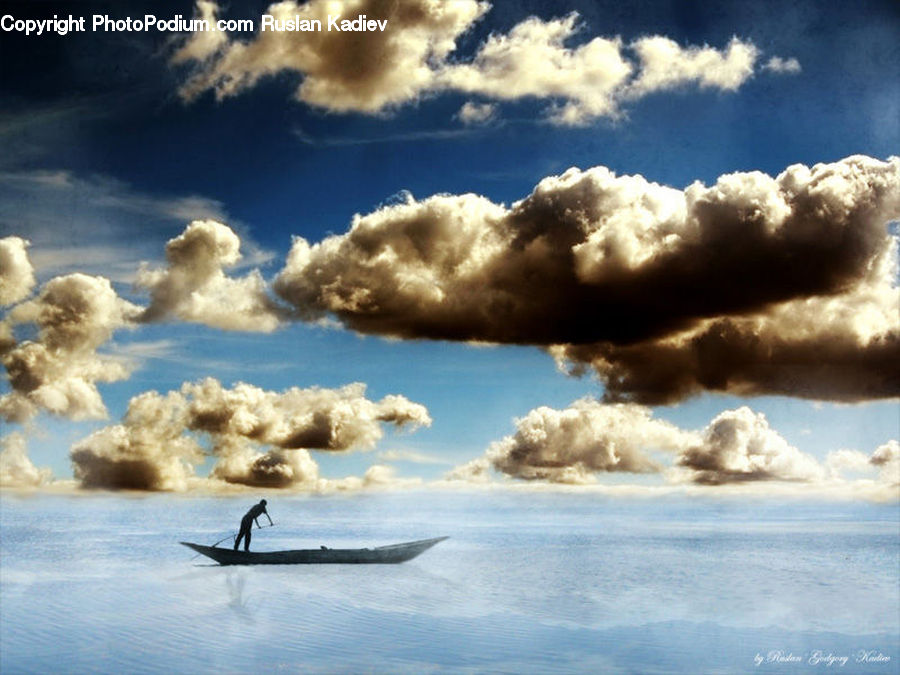 Cloud, Cumulus, Sky, Azure Sky, Outdoors, Landscape, Nature
