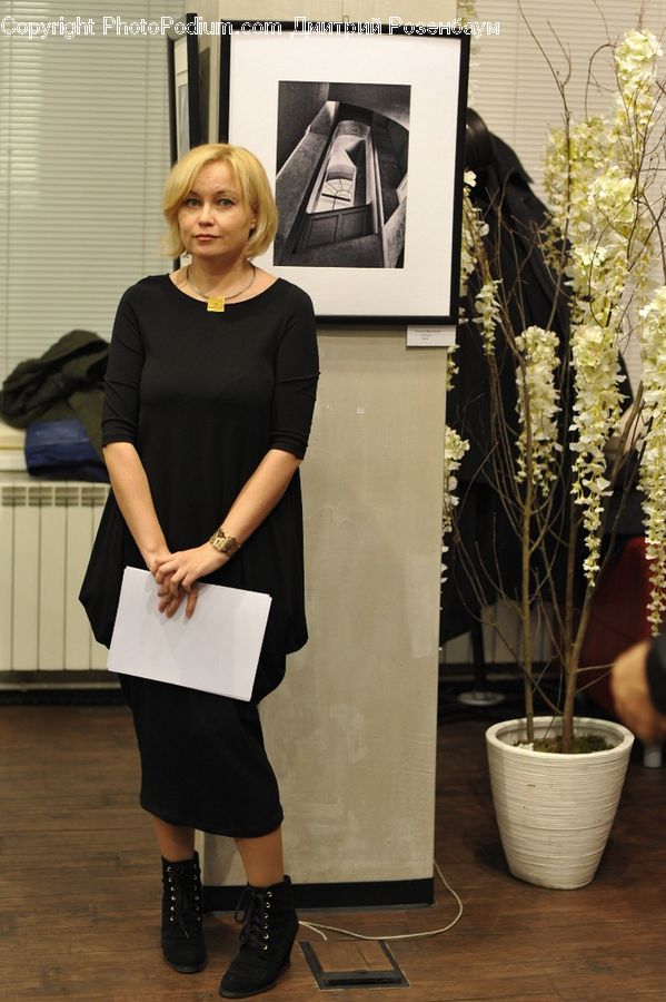 Plant, Potted Plant, People, Person, Human, Blonde, Female