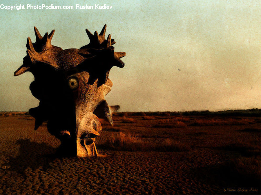 Rust, Angus, Animal, Bull, Mammal, Art, Gargoyle