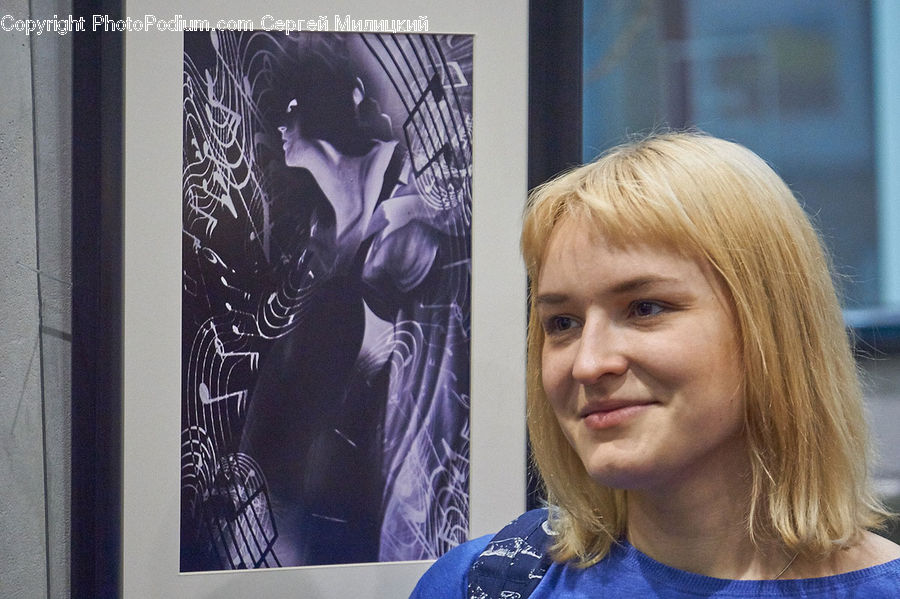 People, Person, Human, Blonde, Female, Woman, Art