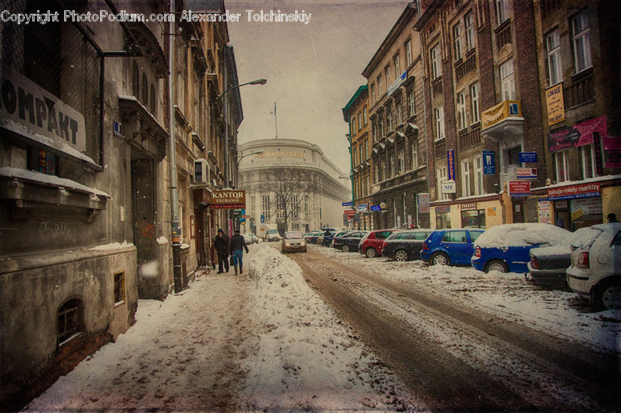 Road, Street, Town, Car, Van, Suv, Vehicle
