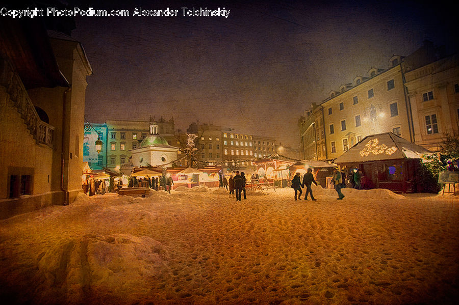 Architecture, Housing, Monastery, Downtown, Plaza, Town Square, Cobblestone