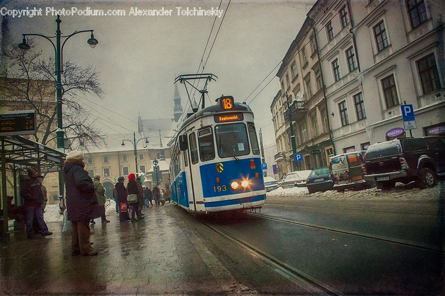 Rail, Streetcar, Tram, Trolley, Vehicle, Train, Cable Car
