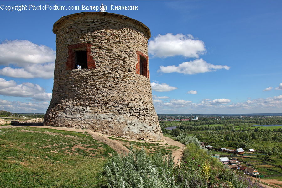 Castle, Fort, Architecture, Bell Tower, Clock Tower, Tower, Ruins