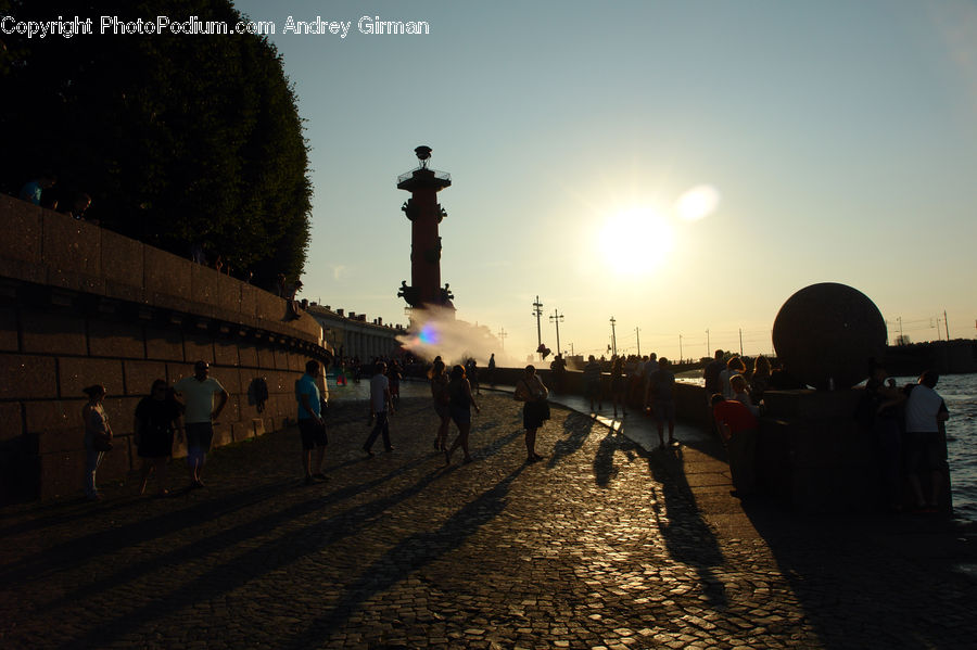 Architecture, Observatory, Planetarium, Exercise, Fitness, Jogging, Crowd