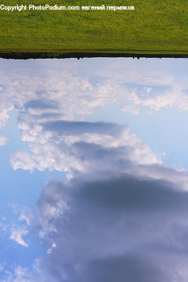 Field, Cloud, Cumulus, Sky, Countryside, Outdoors, Grass