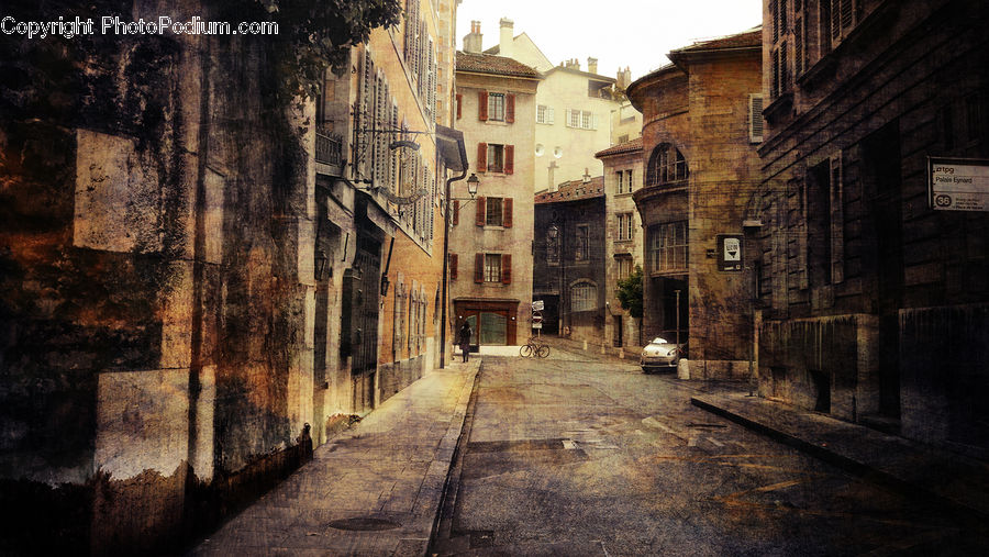 Alley, Alleyway, Road, Street, Town, Path, Walkway