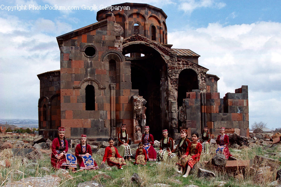 Tribe, Ruins, People, Person, Human, Architecture, Bell Tower