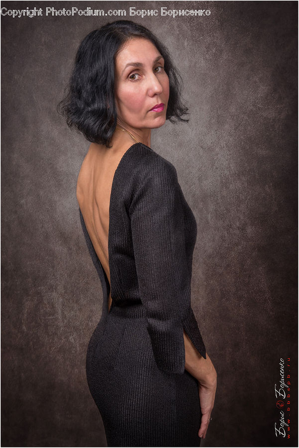 People, Person, Human, Clothing, Dress, Female, Coat