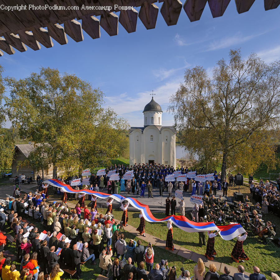 Crowd, Carnival, Festival, Parade, Picnic, Leisure Activities, Park
