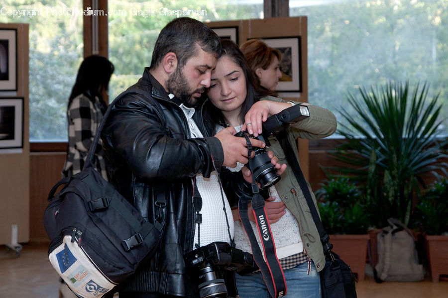 Plant, Potted Plant, People, Person, Human, Photographer, Tripod